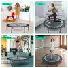 Mini Fitness Trampoline with Bungees  Stable & Quiet Rebounder for Adults, Perfect for Indoor & Outdoor Workouts view 4