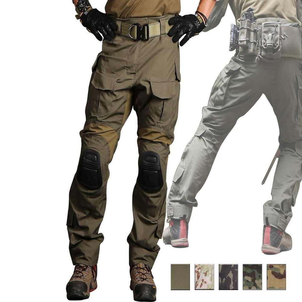 Emerson Gen3 Combat Pants Mens Duty Camo Airsoft Military Army Pants (Multicam Black, X-Large)