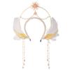 BLESSUME Halo Crown Mary Goddess Headband Women's Halloween Costume Goddess Headpiece (Style 17) view 1