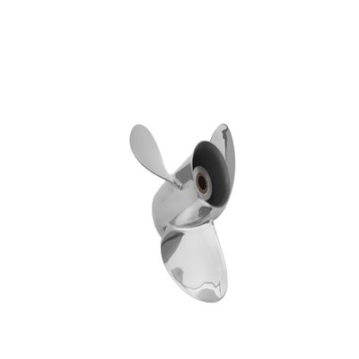 Flish Propeller 9.25 x 10 OEM Upgrade Stainless Steel Outboard Propeller Fit Mercury Engines 9.9-20HP 14 Spline Tooth, RH