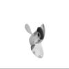 Flish Propeller 9.25 x 10 OEM Upgrade Stainless Steel Outboard Propeller Fit Mercury Engines 9.9-20HP 14 Spline Tooth, RH view 1