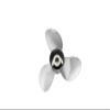 Flish Propeller 9.25 x 10 OEM Upgrade Stainless Steel Outboard Propeller Fit Mercury Engines 9.9-20HP 14 Spline Tooth, RH view 2