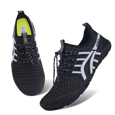 MAYZERO Men Water Shoes Women Barefoot Quick-Dry Aqua Shoes Surf Beach Pool Swim Shoes Wide Toe Lake River Hiking Kayaking Boating Water Socks