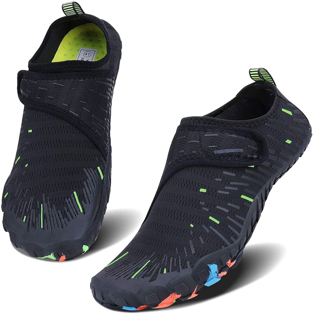 MAYZERO Men Water Shoes Women Barefoot Quick-Dry Aqua Shoes Surf Beach Pool Swim Shoes Wide Toe Lake River Hiking Kayaking Boating Water Socks