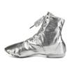 HIPPOSEUS Women Silver Jazz Shoes Split Sole Dance Boots Ballet Dance Shoe for Men,US 6 view 1