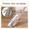 HIPPOSEUS Women Silver Jazz Shoes Split Sole Dance Boots Ballet Dance Shoe for Men,US 6 view 3