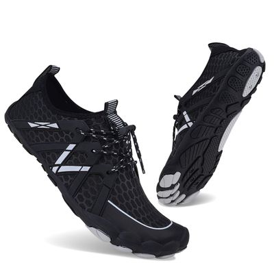 MAYZERO Water Shoes Men Women Swim Surf Shoes Beach Pool Shoes Wide Toe Hiking Aqua Shoes Winter House Slippers