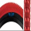 SE Bikes Cub 24 x 2.0 BMX Replacement OEM Dirt All Terrain Street Wire Bead Two Bike Tire Pair (Red) view 2