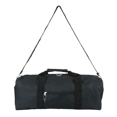 19" 24" 30" 36" 42" Simple Duffel Bag - Black (30")