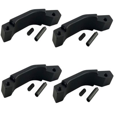 Gotical All Aluminum 6061 T6 M Operator Enhanced Drop in Trigger Guard. (4-Pack Black)