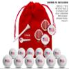 Clip Wipes USA American Flag Golf Gifts | USA American Flag Golf Balls | USA American Flag Golf Accessories Package #5 (USA-Red) view 2