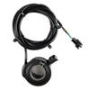 RICETOO Electric Bicycle Accessories WUXING 130X Thumb Throttle 12-72V SM/Waterproof Plug E-Bike Right Hand Accelerator. (130X SM Plug) view 2