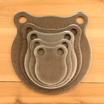 1/4" AR500 Steel Shooting Targets 3" 4" 5" 6" 8" Gong Set