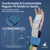 LEVIERO Gymnastics Grips Set, Grips for Gymnastics Girls, Dowel Grips with Soft Leather, Double Buckle Wrist Closure, and Adjustable Finger Holes, for All Ages - (Aqua, 00) view 4