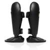 Fairtex SP8 Muay Thai Shin Guards for Men, Women, Kids | Shin Guards Made with Syntek Leather & are Premium, Lightweight & Durable | Expanded Side Protection (Black/Medium) view 3