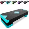 GYMMAGE Adjustable Workout Aerobic Stepper, Aerobic Exercise Step Platform with 2 Risers, Exercise Step Deck for Fitness, 26.5" Trainer Stepper with Non-Slip Surface Home Gym & Extra Risers Options view 1