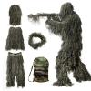 Ghillie Suit for Men, 5 in 1 Ghillie Suit Superior Camo Hunting Clothes for Kids/Youth Hunters, Military, Sniper Airsoft and Paintball view 1