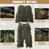 Ghillie Suit for Men, 5 in 1 Ghillie Suit Superior Camo Hunting Clothes for Kids/Youth Hunters, Military, Sniper Airsoft and Paintball view 4