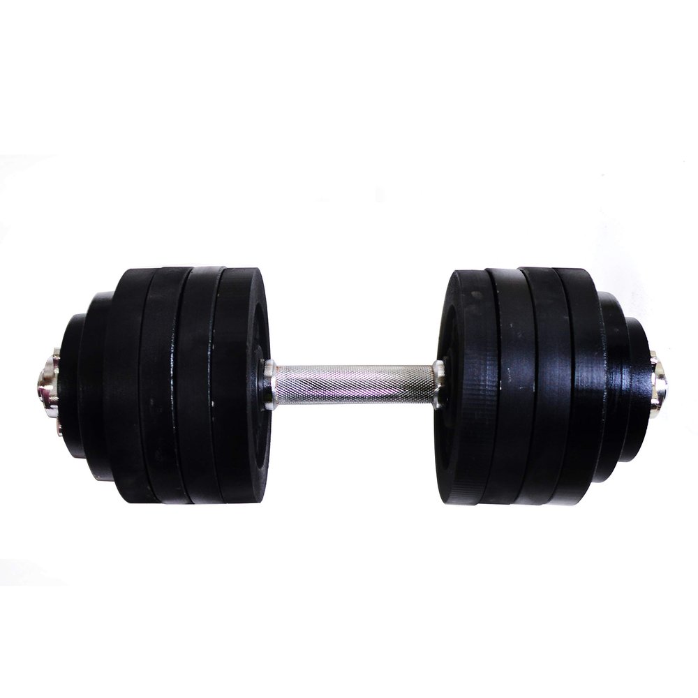 Adjustable Dumbbells 52.5 lbs Full Metal Iron Adjustable Weights