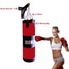 Athletic Bar Ultimate Heavy Bag Boxing Punching Bag, Unfilled Sandbag, MMA Karate Muay Thai Kick Boxing, Punching Kicking Reflex Training, Wall Mount Hanger Bracket + Training Bag w Gloves Full Set view 4