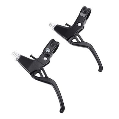 1 Pair Bike Brake Levers Aluminum Alloy Bicycle Brake Handle Mountain Road Bike Brake Lever Universal Bike Brake Levers Brake Handles for Mountain Bike, Road Bike, Folding Bike, MTB-2.2cm Diameter