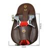 2 in 1 Hunting Slingshot Pouch, Catapult Steel Ball Ammo Bag Case Handmade Leather Waist Pouch view 3