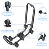 DRSPORTS Double Folding J-Bar Rack for Kayak Carrier Canoe Boat Paddle Board Surfboard Roof Top Mount on Car SUV Truck Crossbar (1Pair) view 4
