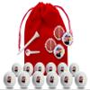 Clip Wipes USA American Flag Golf Gifts | USA American Flag Golf Balls | USA American Flag Golf Accessories Package #5 (Eagle-Red) view 1