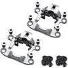Venzo Bike Bicycle Toe Clips Cage Indoor Exercise Bike Pedal Adapters - Compatible with Peloton Bike Pedal, Convert Look Delta Pedals to Toe Clip Straps Ride with Sneakers - SPD Adapters ONLY view 1