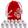 Clip Wipes USA American Flag Golf Gifts | USA American Flag Golf Balls | USA American Flag Golf Accessories Package #5 (Star-Red) view 1