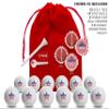 Clip Wipes USA American Flag Golf Gifts | USA American Flag Golf Balls | USA American Flag Golf Accessories Package #5 (Star-Red) view 2