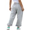 HeSaYep Women's High Waisted Sweatpants Workout Active Joggers Pants Baggy Lounge Bottoms,Grey M view 2
