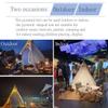 Latourreg 2 Person Outdoor Camping of 2M Canvas Camping Pyramid Tent Large Adult Teepee Pagoda Tent view 4