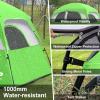 CAMPROS CP Tent 6 Person Camping Tents, Waterproof Windproof Family Tent with Top Rainfly, 4 Large Mesh Windows, Double Layer, Easy Set Up, Portable with Carry Bag, for All Seasons - 11'X7'X72in(H) view 3