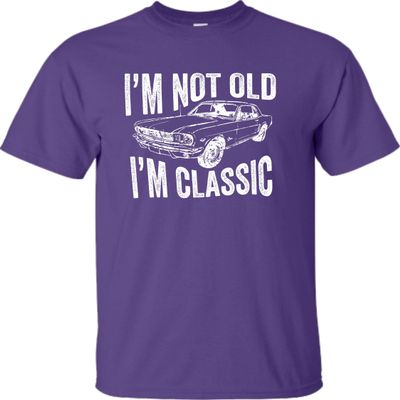 Go All Out XX-Large Purple Adult I'm Not Old I'm Classic Funny Father's Day Dad T-Shirt