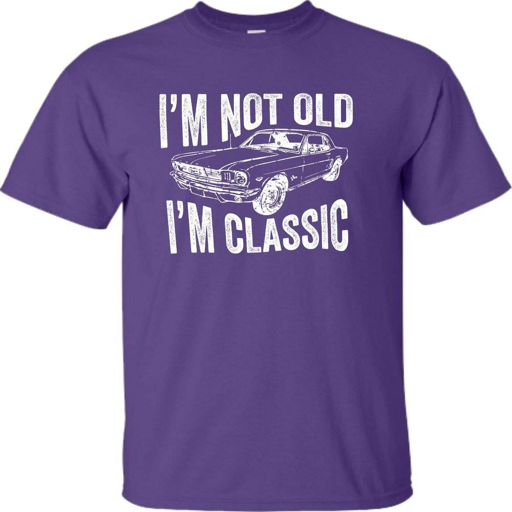 Go All Out XX-Large Purple Adult I'm Not Old I'm Classic Funny Father's Day Dad T-Shirt