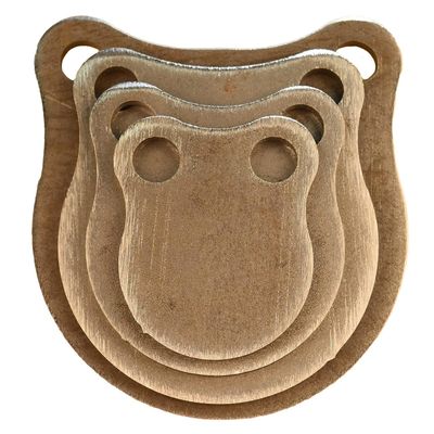 1/4" AR500 Steel Shooting Targets 3" 4" 5" 6" Gong Set