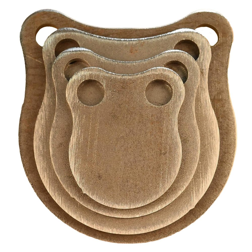 1/4" AR500 Steel Shooting Targets 3" 4" 5" 6" Gong Set
