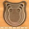 1/4" AR500 Steel Shooting Targets 3" 4" 5" 6" Gong Set view 2