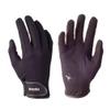 EXCEART 1pair Microfiber Riding Gloves Breathable Fit for Men and Women Comfortable Training Gloves Black view 1