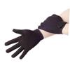 EXCEART 1pair Microfiber Riding Gloves Breathable Fit for Men and Women Comfortable Training Gloves Black view 2