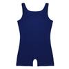 LiiYii Men's One Piece Boxers Leotard Short Tank Stretch Bodysuit Sportswear Undershirts Jumpsuit Navy Blue Medium view 4