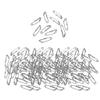 freneci 200Pcs Stainless Steel Long Line Longline Clips for Fishing Snapper Shark, 60mm view 1
