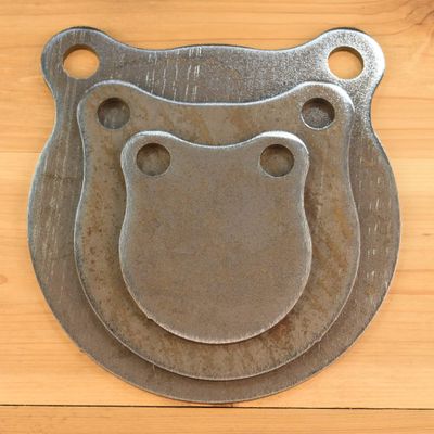 1/4" AR500 Steel Shooting Targets 4" 6" 8" Gong Set