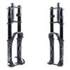 Mountain Bike Suspension air forDouble Shoulder DH Front Fork Disc Brakes Downhill Front Fork with Adjustable Damping,B -26inch view 3