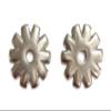 AJ Tack Stainless Steel Spur Rowels Stainless Steel Squared 10pt 1" view 1