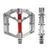 K PEDC Aluminum Alloy 9/16" Bike Pedal MTB Wide Platform Flat Non-Slip Bicycle Pedals with 3 Bearings for Mountain Bikes, Road, BMX view 3
