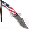 Custom Handmade Damascus Steel 10 Inches Full Tang Knife with Sheath 9817 view 2
