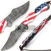 Custom Handmade Damascus Steel 10 Inches Full Tang Knife with Sheath 9817 view 3