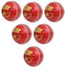 CW Star Red Cricket Ball Season 4 Piece Durable Leather Ball Water Proof Pack of 12 Match Quality Balls Box view 1